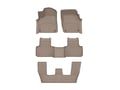 Picture of WeatherTech FloorLiners HP - Complete Set (1st, 2nd, & 3rd Row) - Tan