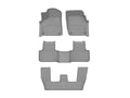 Picture of WeatherTech FloorLiners HP - Complete Set (1st, 2nd, & 3rd Row) - Grey