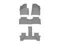 Picture of WeatherTech FloorLiners HP - Complete Set (1st, 2nd, & 3rd Row) - Grey