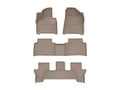 Picture of WeatherTech FloorLiners HP - Complete Set (1st, 2nd, & 3rd Row) - Tan