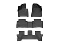 Picture of WeatherTech FloorLiners HP - Complete Set (1st, 2nd, & 3rd Row) - Black