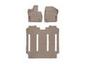 Picture of WeatherTech FloorLiners HP - Complete Set (1st Row, 1-Piece 2nd/3rd Row) - Tan