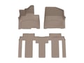 Picture of WeatherTech FloorLiners HP - Complete Set (1st Row, 1-Piece 2nd/3rd Row) - Tan