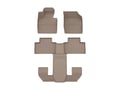 Picture of WeatherTech FloorLiners HP - Complete Set (1st Row, 1-Piece 2nd/3rd Row) - Tan