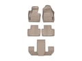 Picture of WeatherTech Front, Rear & 3rd Row FloorLiners - Tan 