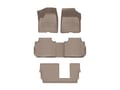 Picture of WeatherTech Front, Rear & 3rd Row FloorLiner HP - Tan
