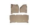Picture of WeatherTech Front & Rear FloorLiners - Tan