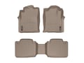 Picture of WeatherTech Front & Rear FloorLiners - Tan