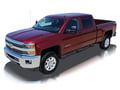 Picture of Raptor OE Style Curved Oval Step Tube - Black E-Coated - 4 in. - Cab Length - Rocker Panel Mount - Crew Cab