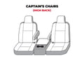 Picture of SeatSaver Custom Seat Cover - Polycotton - Taupe - w/High Back Bucket Contoured Shaped Head And Shoulder Seat - w/Non-Adjustable Headrest - w/Armrest - Crew Cab - Extended Cab - Regular Cab