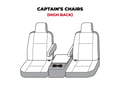 Picture of SeatSaver Custom Seat Cover - Polycotton - Taupe - w/High Back Bucket Seat - w/Non-Adjustable Headrest - w/o Seat Console - w/Armrest - Extended Cab - Regular Cab