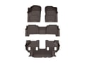 Picture of WeatherTech Front, Rear & 3rd Row FloorLiner HP - Cocoa