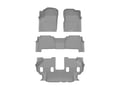 Picture of WeatherTech Front, Rear & 3rd Row FloorLiner HP - Grey