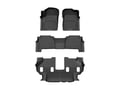 Picture of WeatherTech Front, Rear & 3rd Row FloorLiner HP - Black