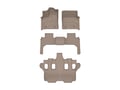 Picture of WeatherTech Front, Rear & 3rd Row FloorLiner HP - Tan