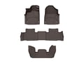 Picture of WeatherTech Front, Rear & 3rd Row FloorLiner HP - Cocoa 