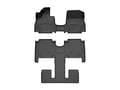 Picture of WeatherTech Front & Rear FloorLiners - Over The Hump - Black