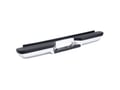 Picture of Westin Perfect Match OE Replacement Rear Bumper - Chrome With Black Pads - Full Assembly