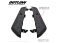 Picture of Westin Outlaw Nerf Step Bars - Textured Black - For Double Cab - Crew Cab