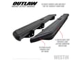 Picture of Westin Outlaw Nerf Step Bars - Textured Black - For Double Cab - Extended Cab