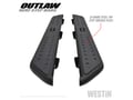 Picture of Westin Outlaw Nerf Step Bars - Textured Black - For Double Cab - Extended Cab