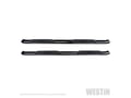 Picture of Westin ProTraxx 4 In. Oval Step Bar - Black powdercoat - Crew Cab