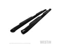 Picture of Westin ProTraxx 4 In. Oval Step Bar - Black - Crew Cab
