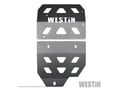Picture of Westin Oil Pan/Transmission Skid Plate - Transmission - Includes Hardware - Textured Black