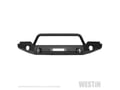 Picture of Westin WJ2 Full Width Front Bumper - w/Bull Bar - Steel - Textured Black