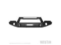 Picture of Westin WJ2 Full Width Front Bumper w/LED Light Bar Mount - Steel - Textured Black