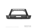 Picture of Westin WJ2 Stubby Front Bumper w/LED Light Bar Mount - Steel - Textured Black - Incl. Mounting Bracket - Hardware And Install Sheet