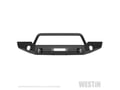 Picture of Westin WJ2 Full Width Front Bumper - w/Bull Bar - Steel - Textured Black - Incl. Mounting Bracket - Hardware And Install Sheet