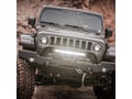 Picture of Westin WJ2 Full Width Front Bumper - w/Bull Bar - Steel - Textured Black - Incl. Mounting Bracket - Hardware And Install Sheet