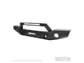 Picture of Westin WJ2 Full Width Front Bumper w/LED Light Bar Mount - Steel - Textured Black - Incl. Mounting Bracket - Hardware And Install Sheet