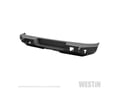 Picture of Westin WJ2 Rear Bumper - Steel - Textured Black - Incl. Mounting Bracket - Hardware And Install Sheet