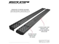 Picture of Westin Grate Steps Running Board - Textured Black