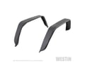 Picture of Westin Tube Fender - Rear - Pair - Steel - Textured Black Finish