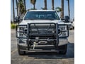 Picture of Westin HDX Winch Mount Grille Guard - Black Steel