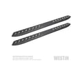 Picture of Westin Thrasher Cab Length Step Boards - Textured Black Steel - Extended Cab