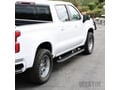 Picture of Westin Thrasher Cab Length Step Boards - Textured Black Steel - Crew Cab