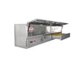 Picture of Westin Brute Pro High Capacity Stake Bed Contractor Top Sider Tool Box - Polished Aluminum - L 96