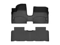 Picture of WeatherTech Front & Rear FloorLiners - Over The Hump - Black