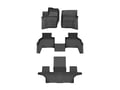 Picture of WeatherTech Front, Rear & 3rd Row FloorLiners - Black