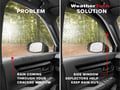 Picture of WeatherTech Front & Rear Side Window Deflectors - Matte Black