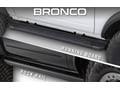 Picture of Truck Hardware Gatorback Black American Flag Mud Flaps - Front Pair - Fits 2021-2026 Ford Bronco