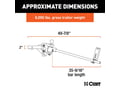 Picture of Curt TruTrack Light-Duty Weight Distribution Hitch with Sway Control, Up to 8K, 2