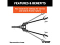 Picture of Curt TruTrack Light-Duty Weight Distribution Hitch with Sway Control, Up to 8K, 2