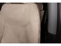 Picture of SeatSaver Custom Seat Cover - Polycotton - Taupe - 60/40 Split Bench w/Adjustable Headrests - w/Center Shoulder Belt - Crew Cab - Extended Cab - Regular Cab