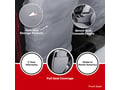 Picture of SeatSaver Custom Seat Cover - Polycotton - Misty Gray - w/Bench Seat - w/Adjustable Headrest - Crew Cab