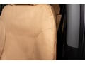 Picture of SeatSaver Custom Seat Cover - Polycotton - Beige/Tan - w/Bucket Seat - w/Adjustable Headrest w/DVD Player - Seat Airbag